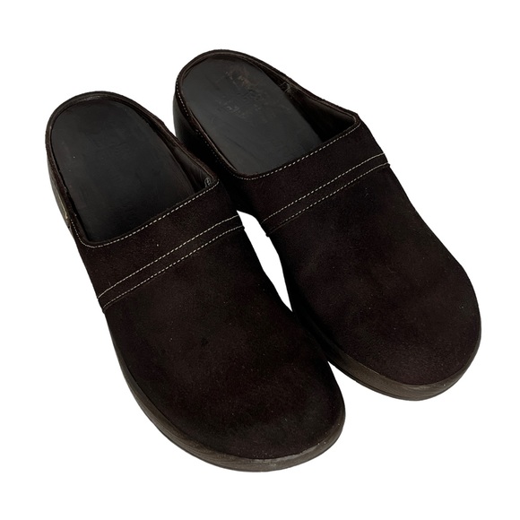 Mephisto Brown Nature Is Future Air Relax Slip On Comfort Mules Clogs Size 7 - Picture 5 of 15